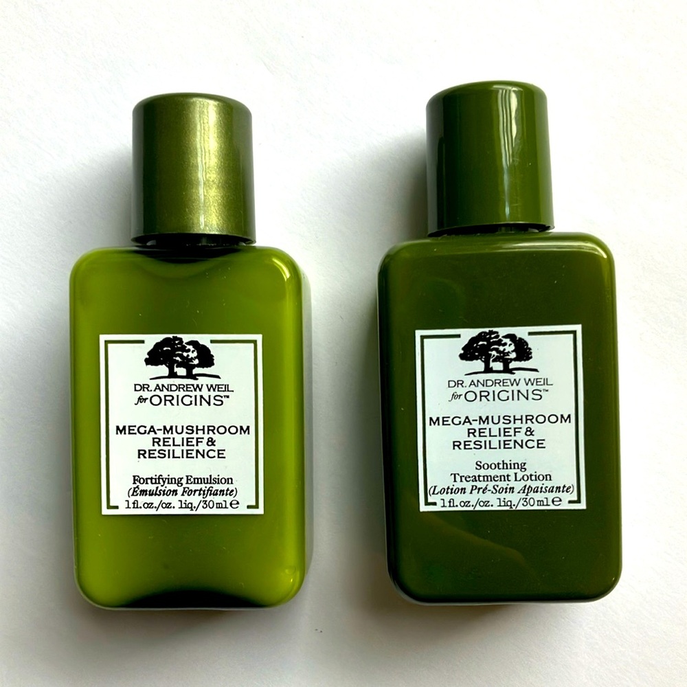 Dr Andrew Weil for origins mega mushroom relief &resilience gift set brand new
